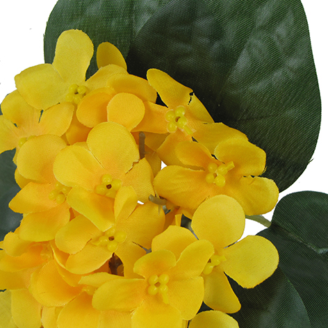 Sztuczne prymulki 20cm żółte kwiaty (10 sztuk)
